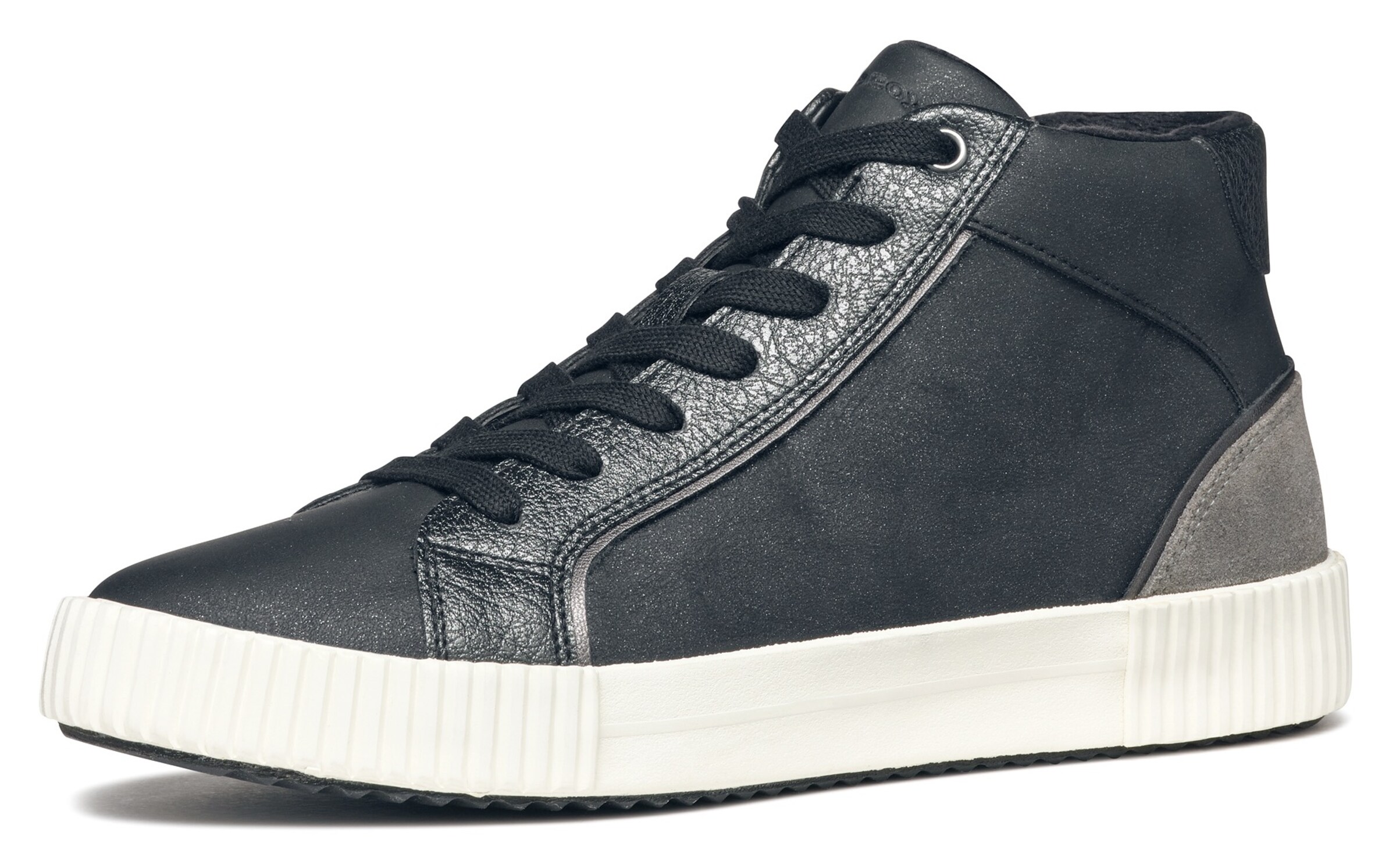 GEOX High-Top Sneakers in Grey: front