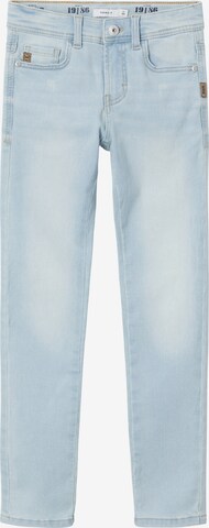 NAME IT Slimfit Jeans 'Theo' in Blauw: voorkant