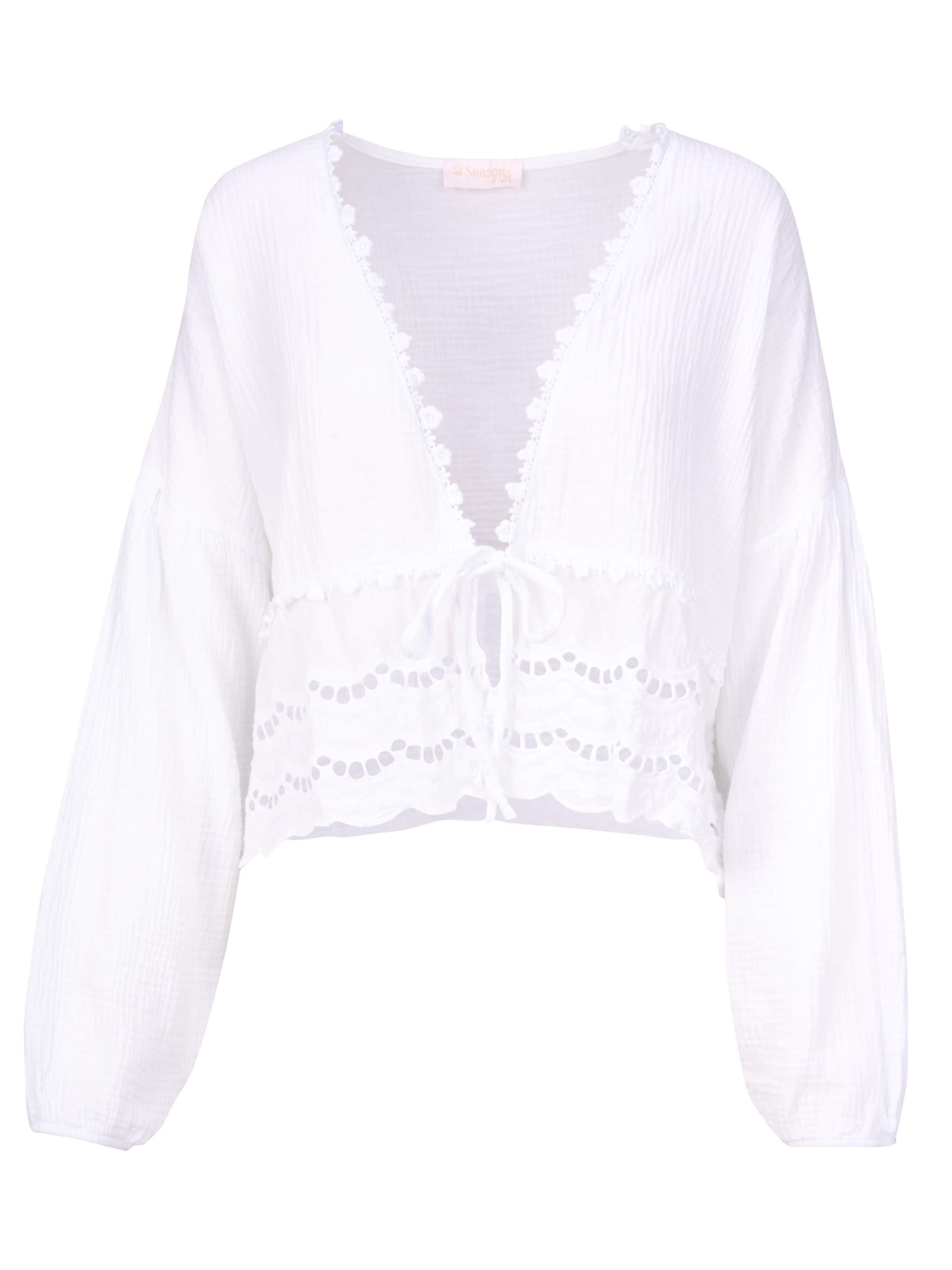Seasons of April Blouse 'Laura' in White: front