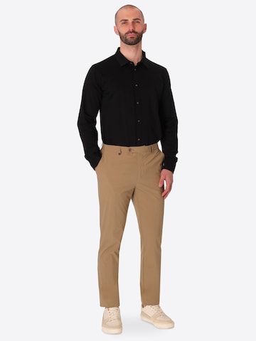Distretto12 Regular Chino 'CARRUBO' in Bruin
