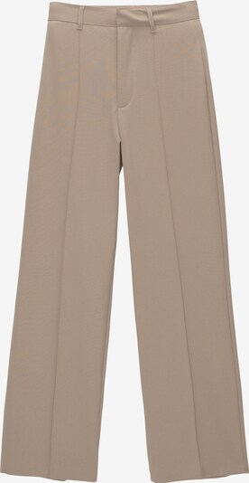 Pantaloni con piega frontale Pull&Bear di colore écru, Visualizzazione prodotti