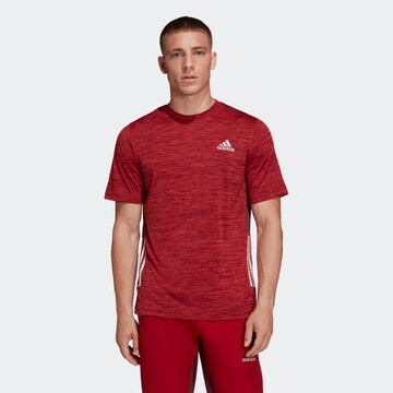 ADIDAS SPORTSWEARTehnička sportska majica - crvena boja: prednji dio