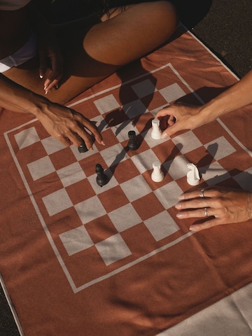 Serviette de plage 'Play Me' woodsandwaves en mélange de couleurs