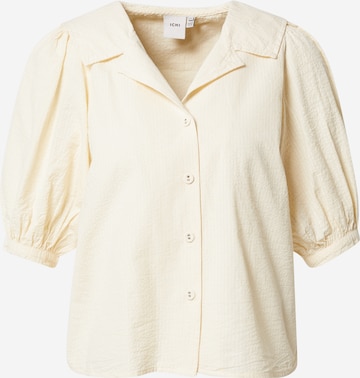 ICHI - Blusa en beige: frente