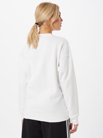 Sweat-shirt 'Trefoil Crew' ADIDAS ORIGINALS en blanc