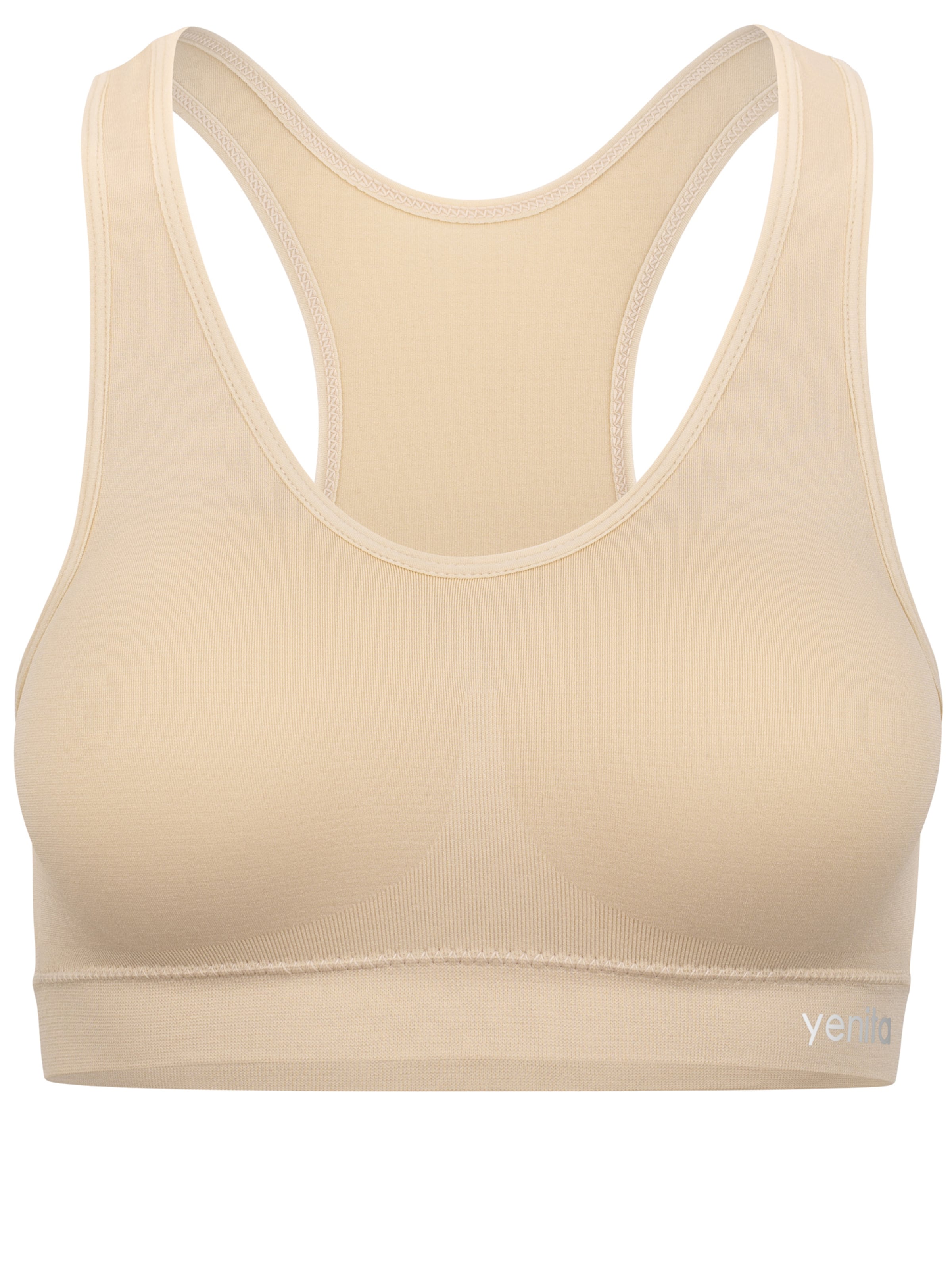 Yenita - Soutien Bustier Soutien em bege: frente