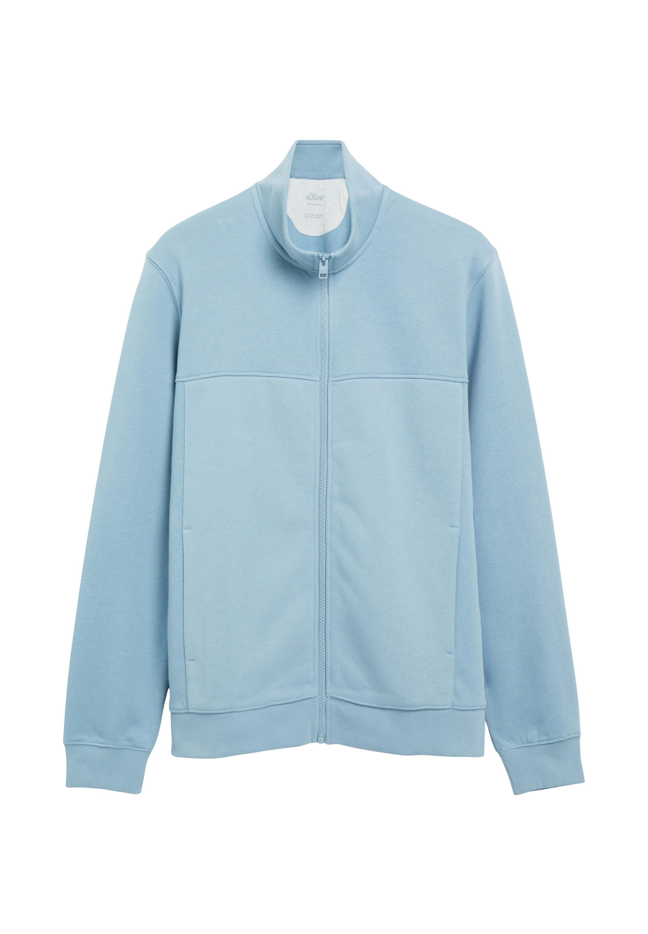 s.Oliver Sweatjacke in XXXL in hellblau, Produktansicht