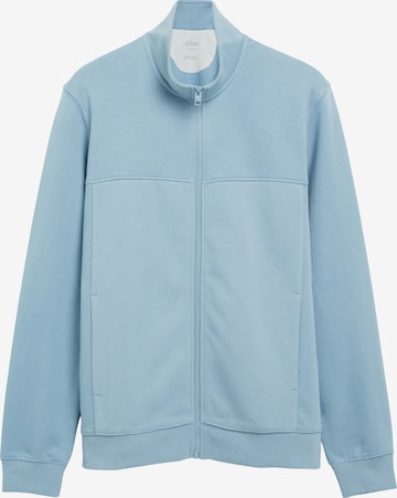 s.Oliver Sweatjacke in Blau: Vorderseite