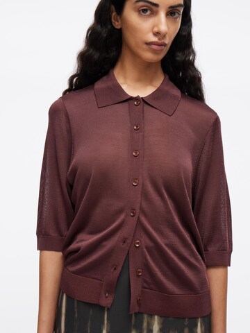 Cardigan ROUGE EDIT en marron