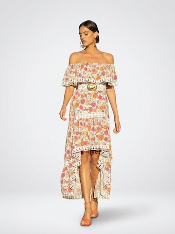 Abito 'Robe Longue Rayan' di Miss June in colori misti: frontale