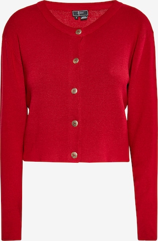 faina Strickjacke in Rot: Vorderseite