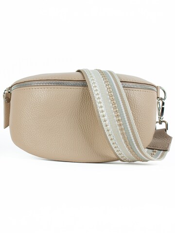 lePelou Gürteltasche 'FIONA medium'‌‌‌ in Beige: Vorderseite
