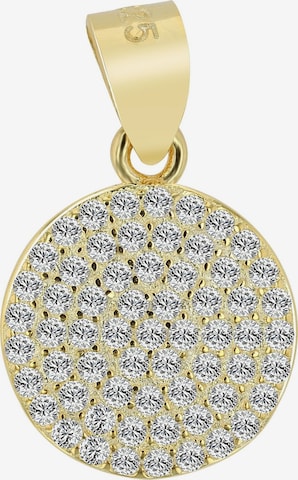 Akzent Anhänger 'Uri, 925 Sterlingsilber, langlebig' in Gold: Vorderseite