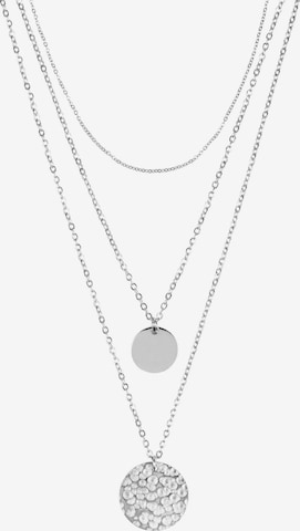 Chaîne 'Necklace Hammered' Chic by Lirette en argent : devant