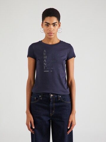 ARMANI EXCHANGE T-Shirt in Blau: predná strana