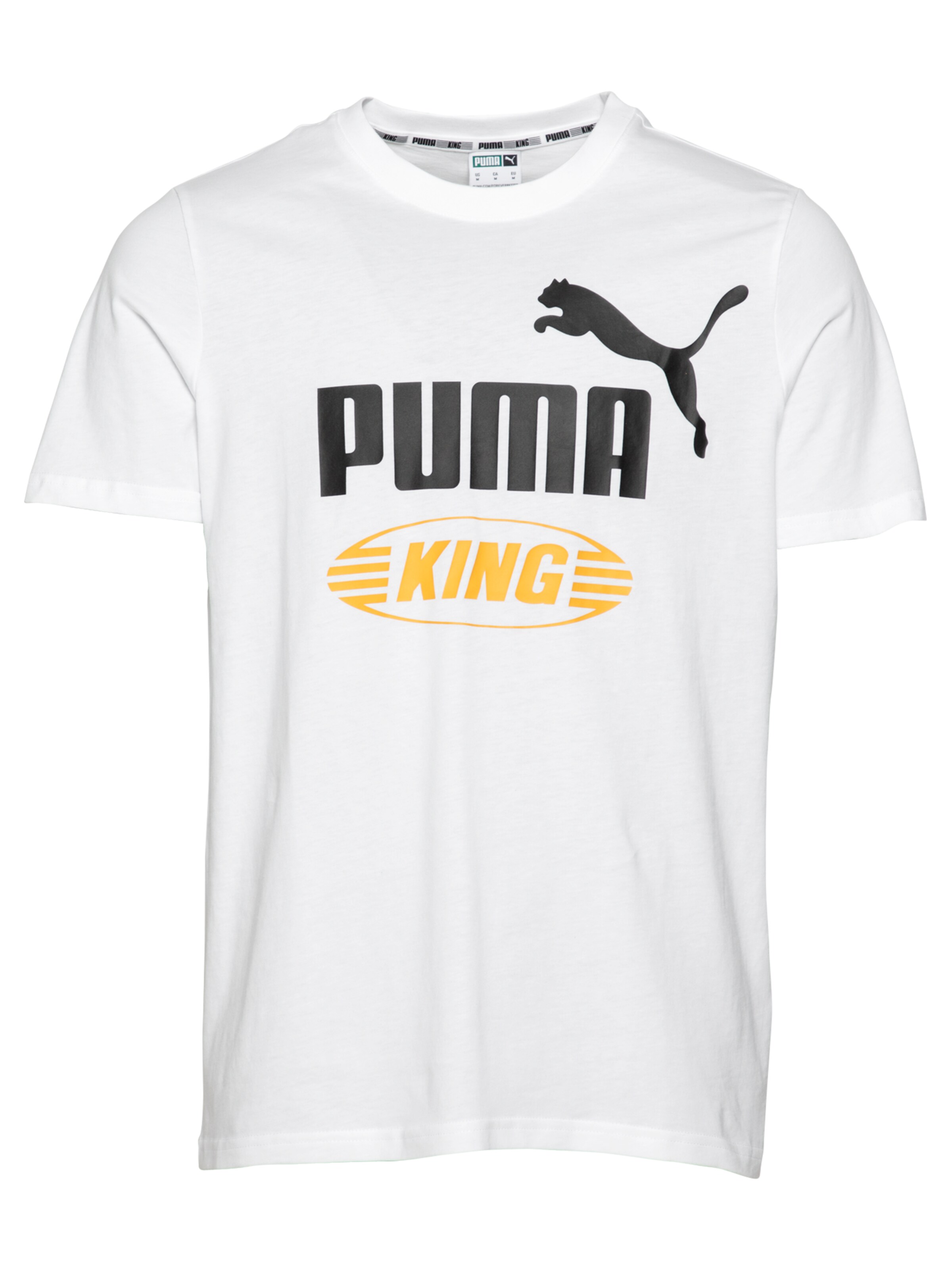 Männer Shirts PUMA T-Shirt 'Iconic King' in Weiß - TV03396