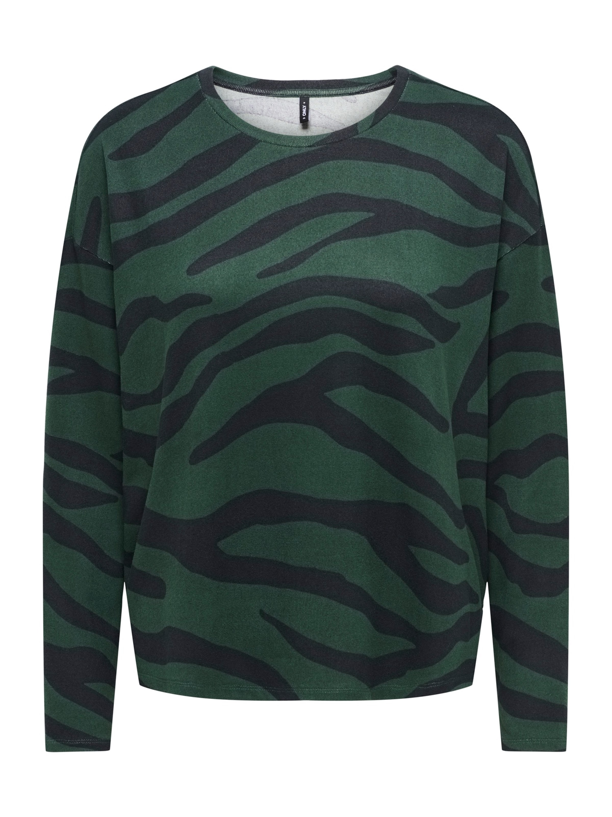 Tricou 'ONLLANA' pe XL ONLY pe verde închis / negru, Vizualizare produs