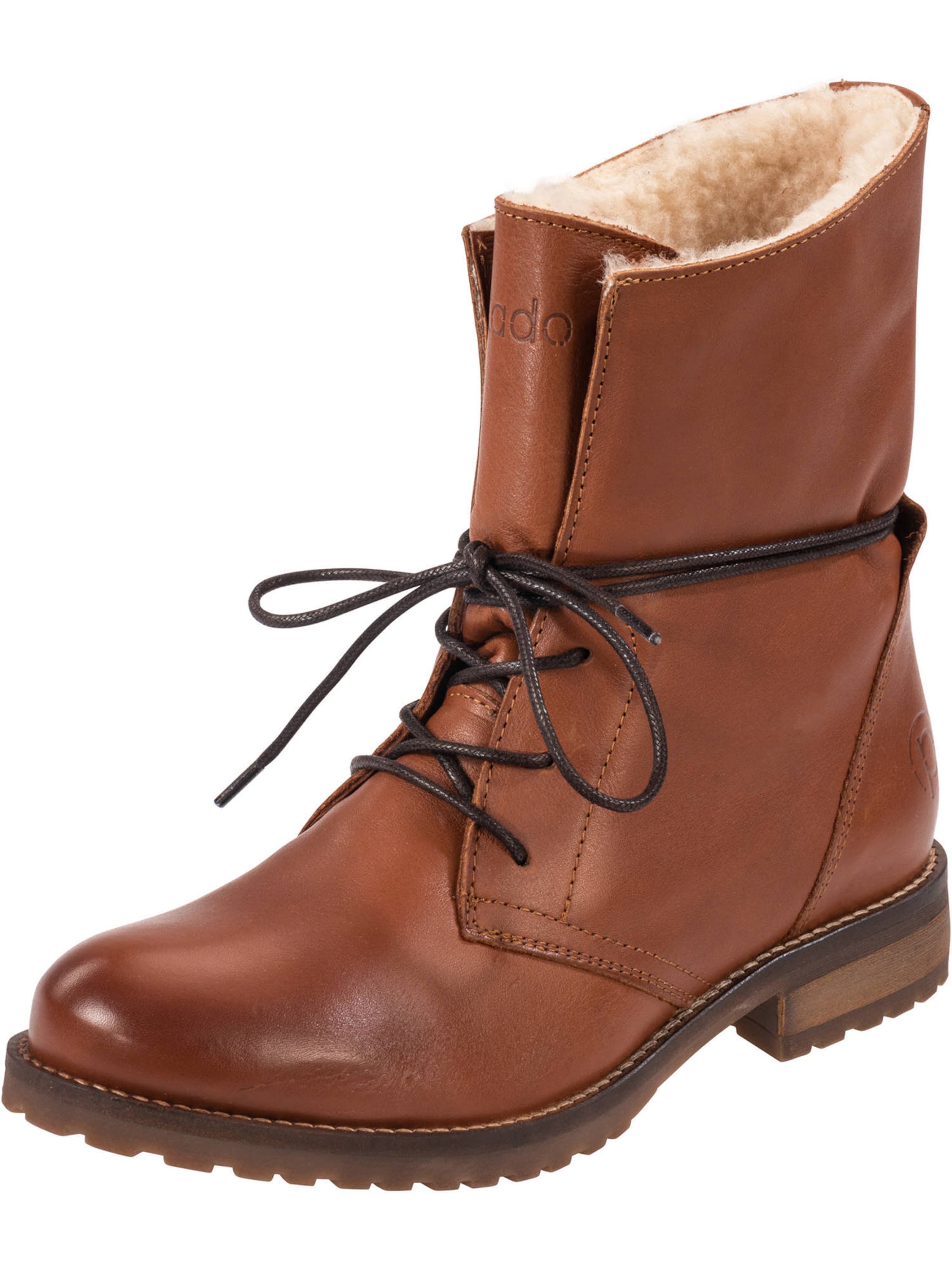Palado Schnürstiefelette 'Kasos' in Braun: Vorderseite