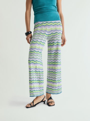 Scalpers Flared Trousers 'Ziggy' in Green