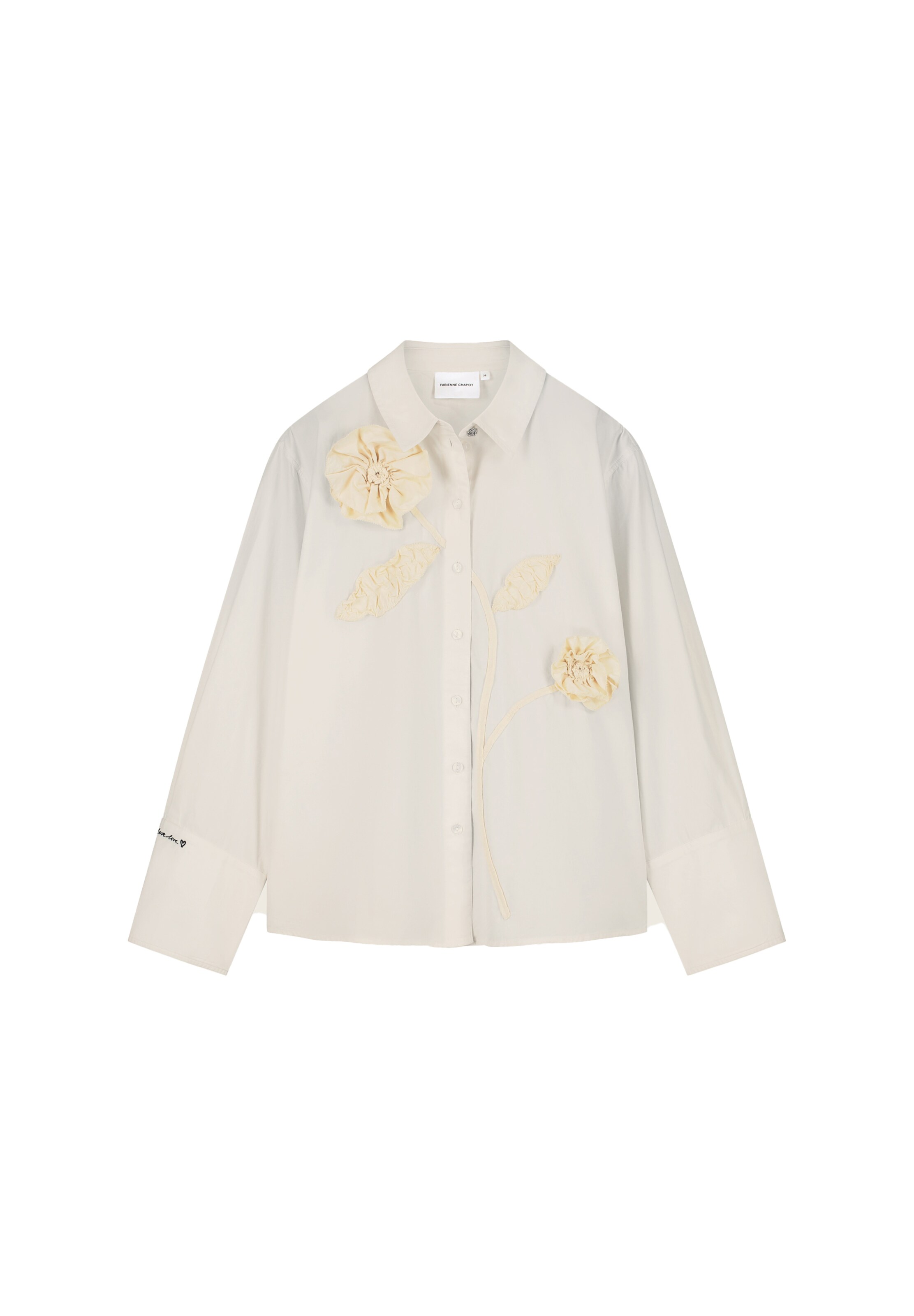 Fabienne Chapot Blouse in Wit: voorkant