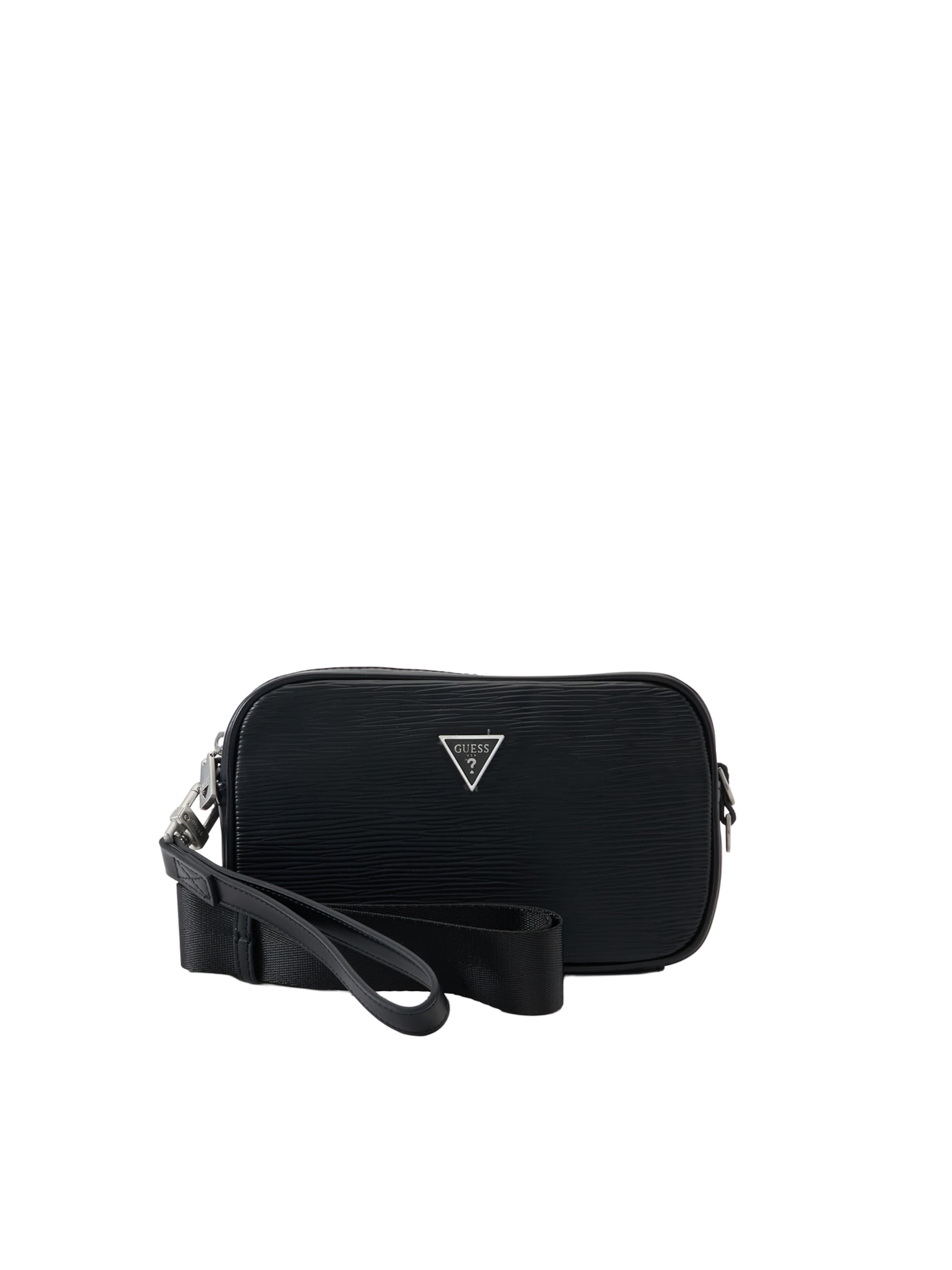 GUESS Crossbody Bag 'MILANO' in Black: front