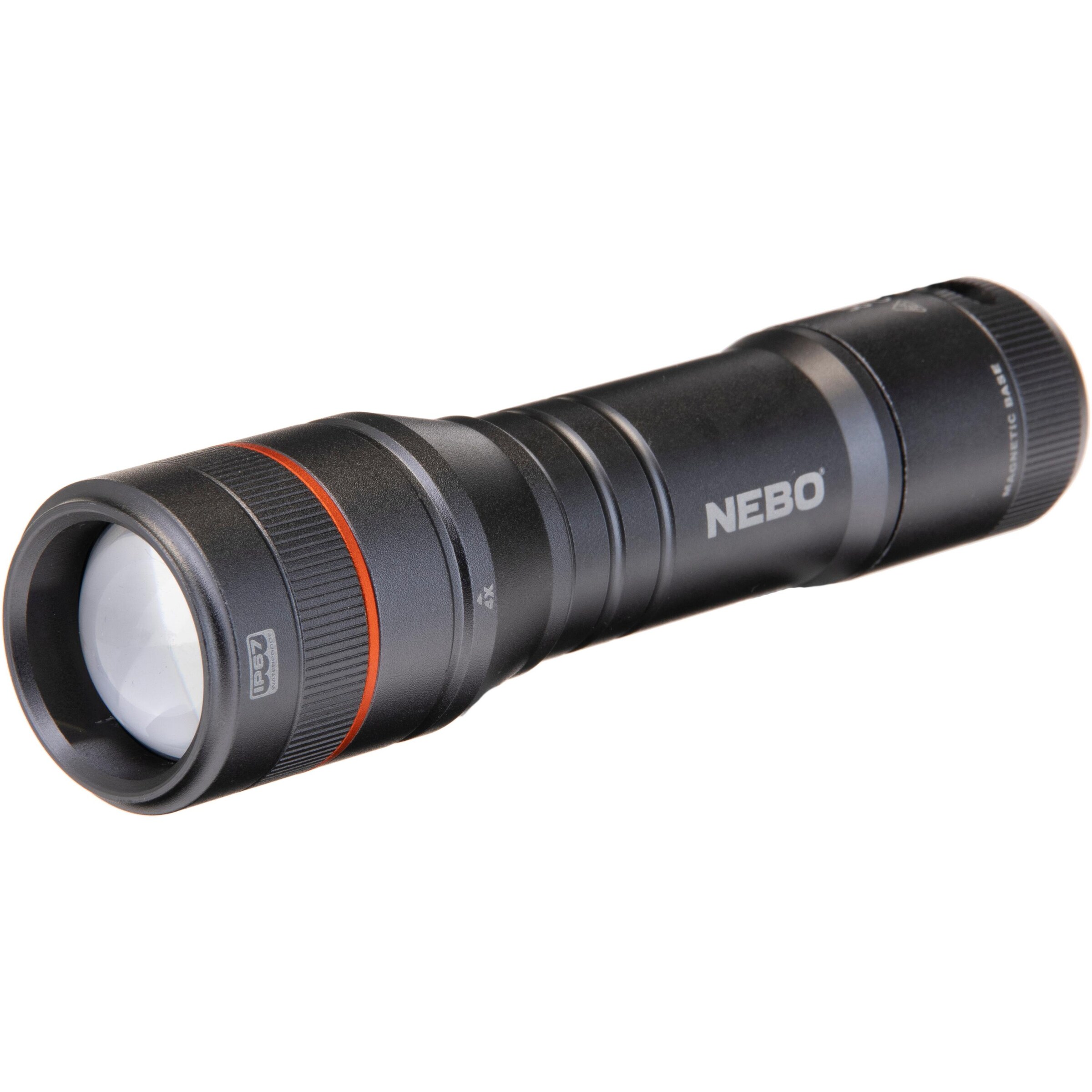 Nebo Taschenlampe  'NEWTON 500' in Schwarz: Vorderseite