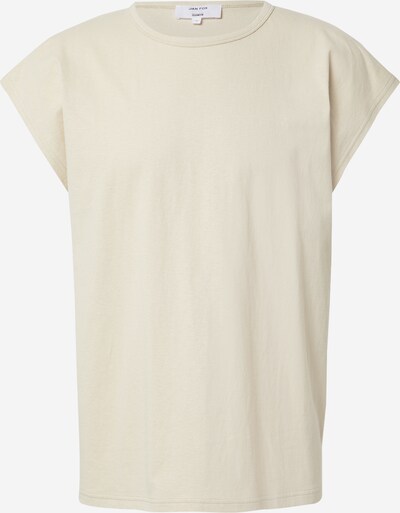 DAN FOX APPAREL T-Shirt 'Theo' in beige, Produktansicht