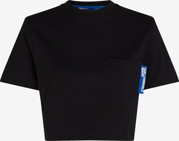 KARL LAGERFELD JEANS T-Shirt in Schwarz: predná strana