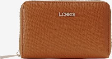 L.CREDI Wallet 'Ebba' in Brown: front