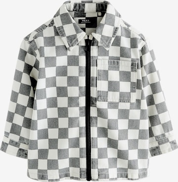 Next Välikausitakki värissä harmaa: etupuoli