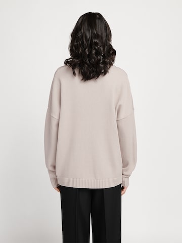 Pull-over 'Fluffy Sleeve' Casa Mara en gris : derrière