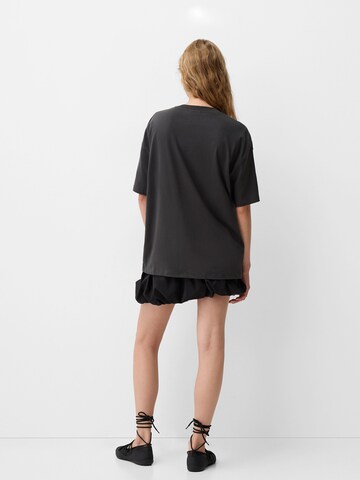 Bershka Shirt in Grey