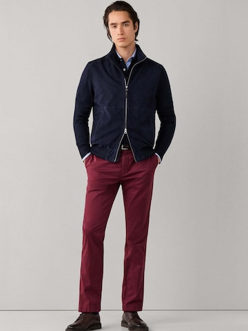 Hackett London Slim fit Chino trousers 'KENSINGTON ' in Red