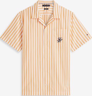 TOMMY HILFIGER Regular Fit Hemd in Orange: Vorderseite