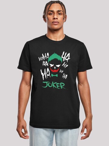 T-Shirt 'Suicide Squad Joker' F4NT4STIC en noir : devant