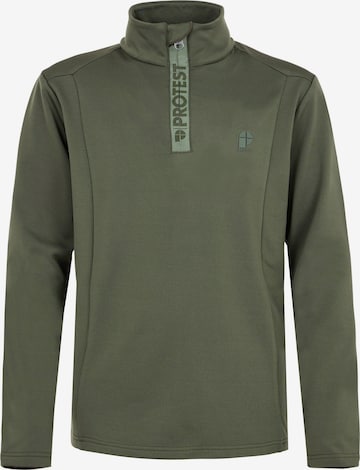 PROTEST Sportsweatshirt 'WILLOWY JR' in Grün: Vorderseite