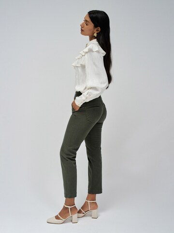 Salsa Jeans Slimfit Chino 'Secret' in Groen