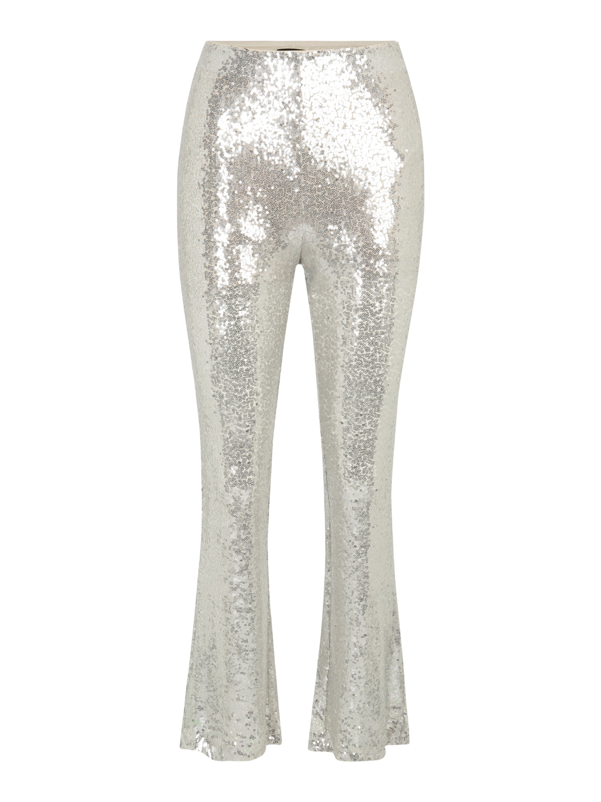 Vero Moda Petite Flared Nadrág 'KAJE' - ezüst: elől