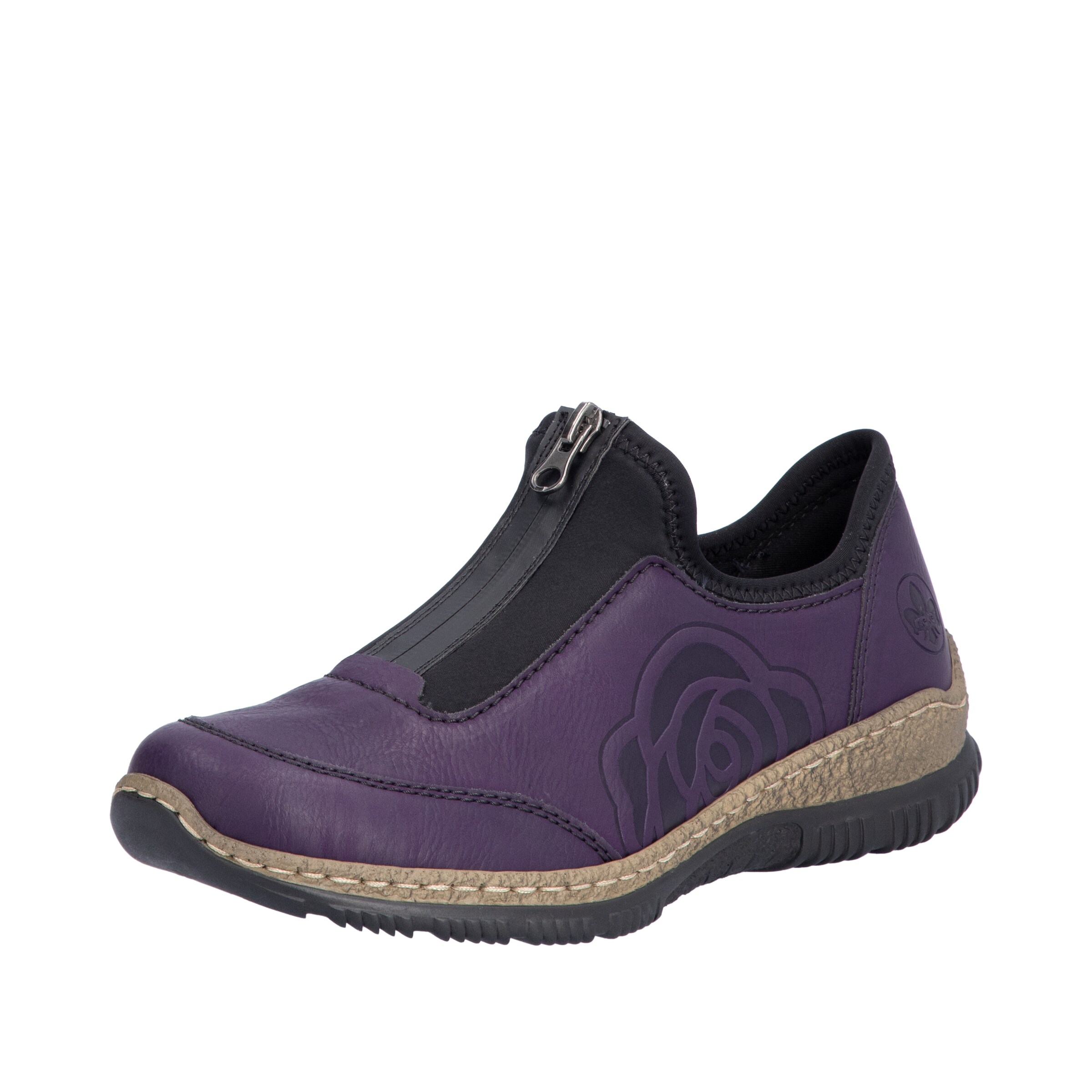 Rieker Slip On in Lila: Vorderseite