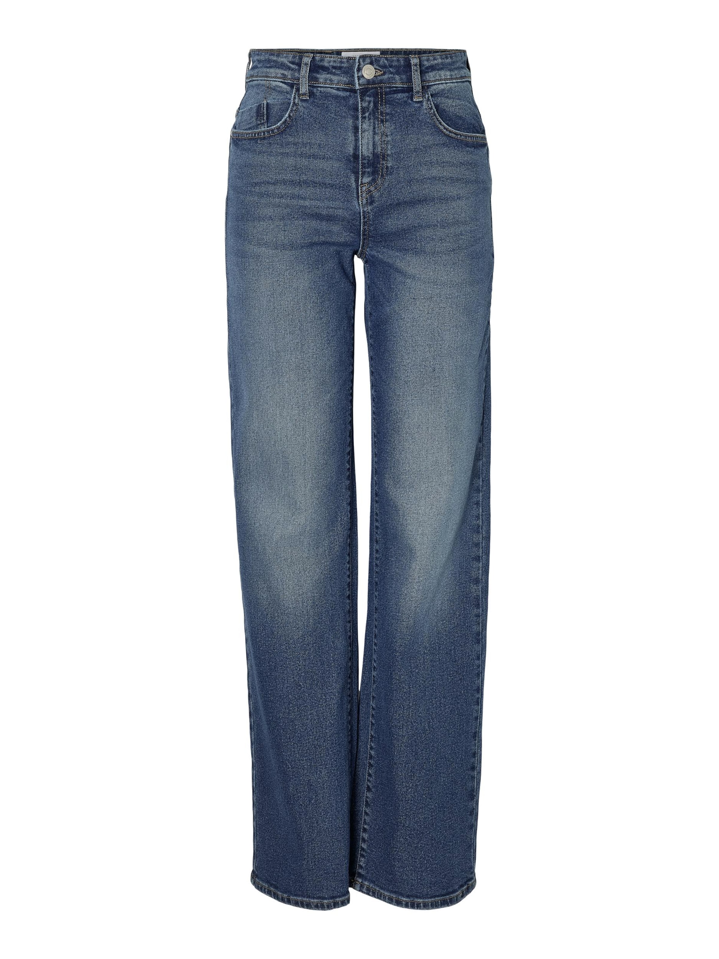 Noisy may Wide leg Jeans 'Yolanda' in Blue: front