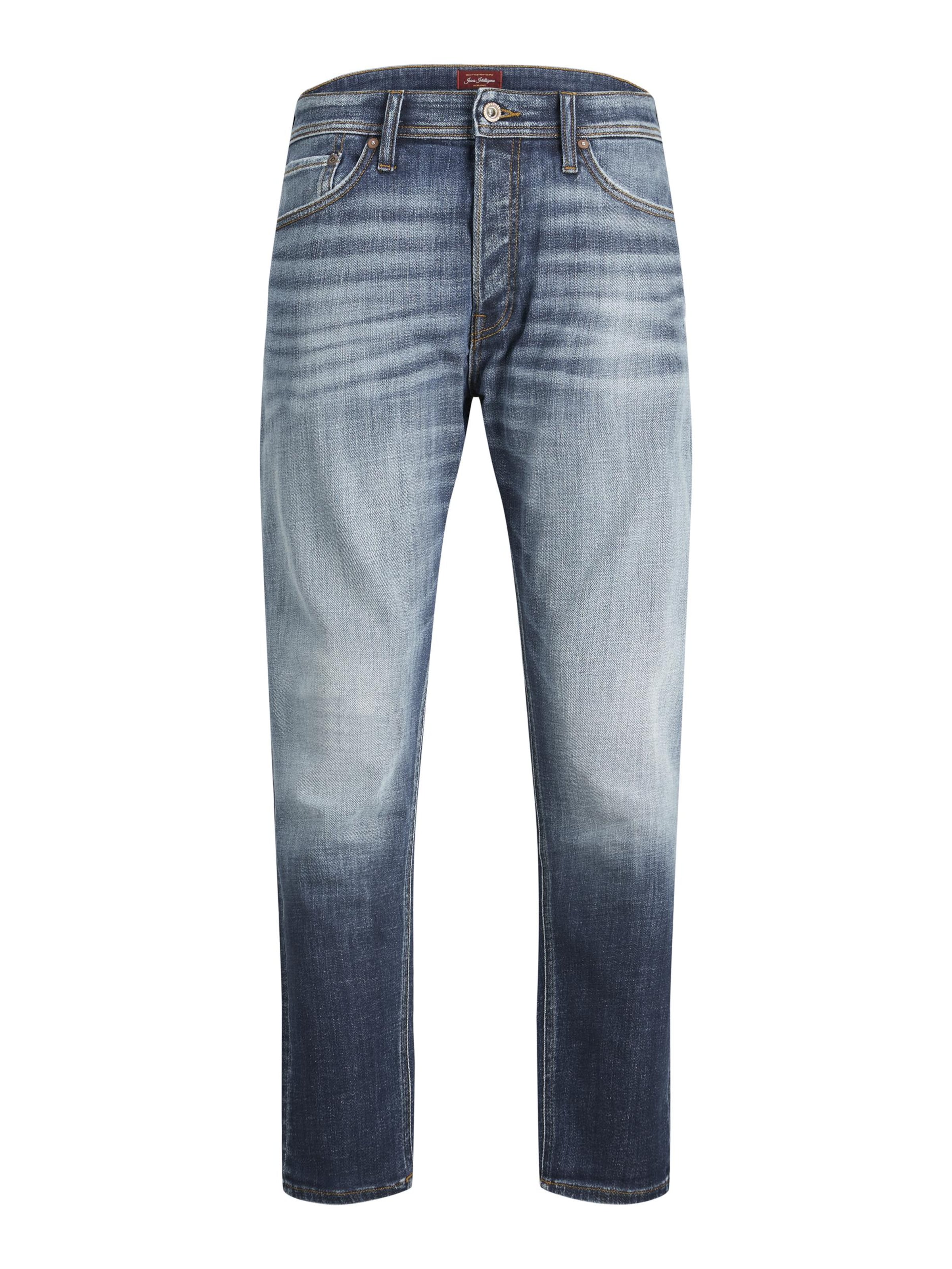 JACK & JONES Tapered Τζιν 'JJErik' σε μπλε: μπροστά