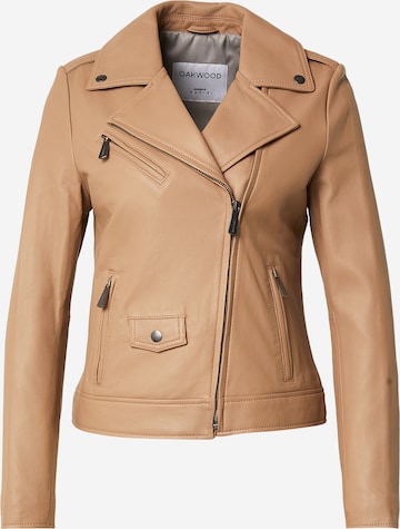 OAKWOOD Демисезонная куртка 'SAMBA' в Коричневый: спереди