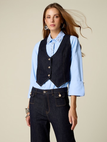 Gilet da completo di oltre in blu