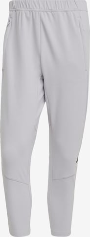 ADIDAS PERFORMANCE Regular Sports trousers 'Designed For Training' in Grey: front