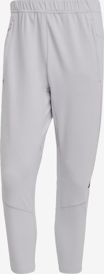 Pantaloni sport 'Designed For Training' ADIDAS PERFORMANCE pe gri deschis / negru, Vizualizare produs