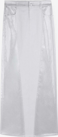 Scalpers Skirt in Silver: front