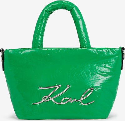 Karl Lagerfeld Handtasche in grasgrün / silber, Produktansicht