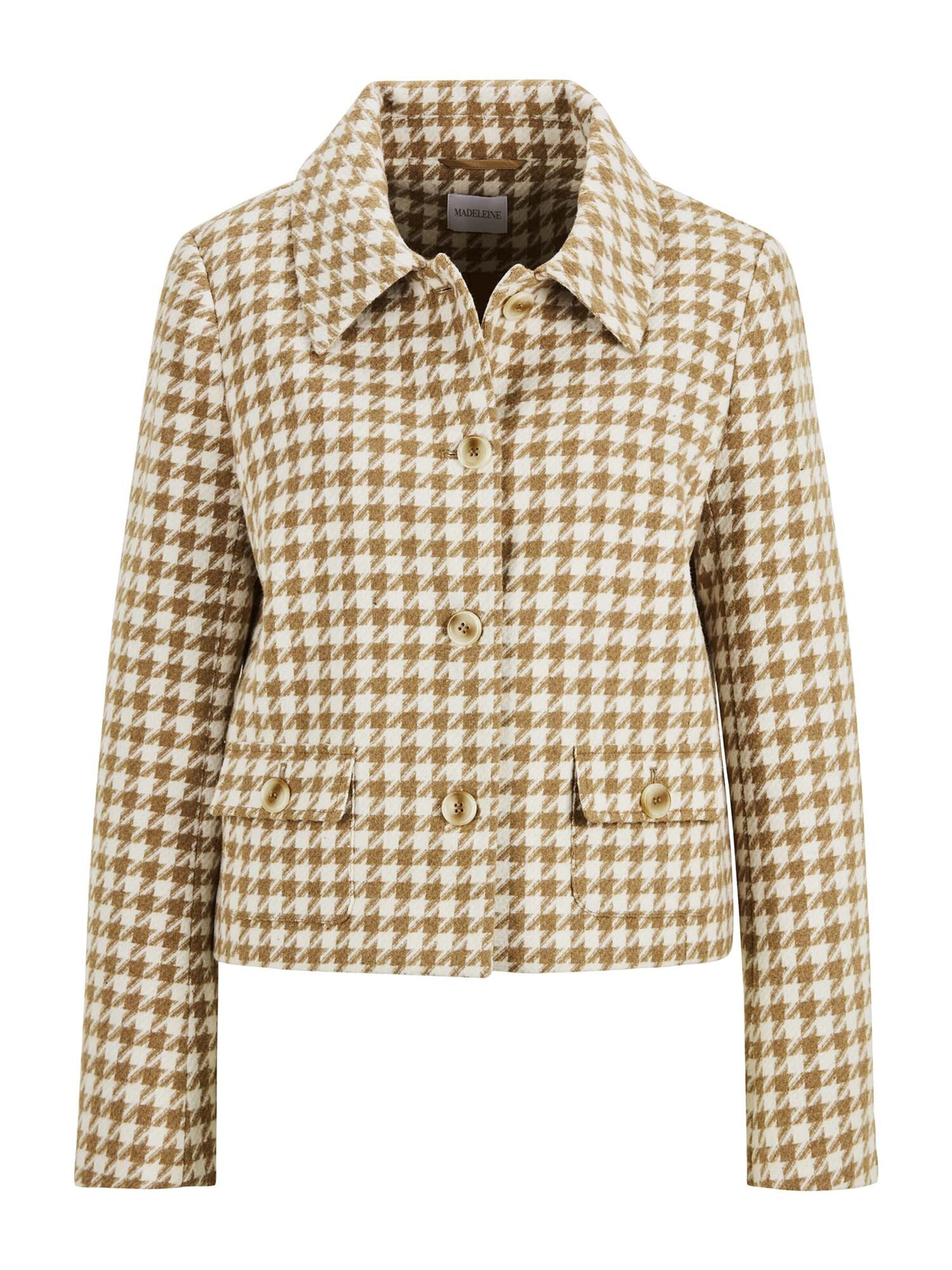 Blazer MADELEINE en blanc : devant