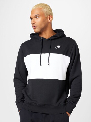 Nike Sportswear - Sweatshirt 'Club+' em preto: frente