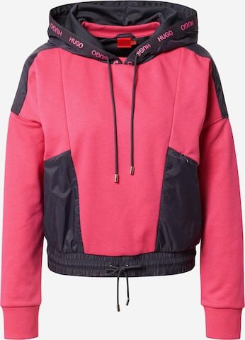 HUGO Red Sweatshirt 'Danbi' in Roze: voorkant